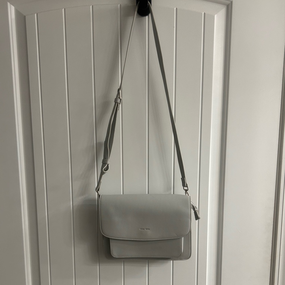 Pixie Mood Light Gray Vegan Leather Crossbody Bag… - image 8